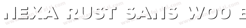 Nexa Rust Sans W00 Blac字体转换